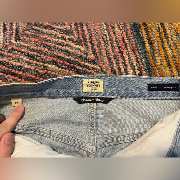 Nadia Wide Leg Cropped Lace-Up Jeans - Picture 4 of 4